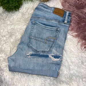 American Eagle 🦅 distressed jean shorts